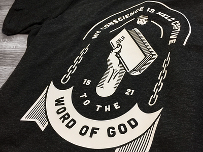 Held Captive To The Word Of God (T-Shirt & Hoodie) apparel illustration illustrator t shirt vector