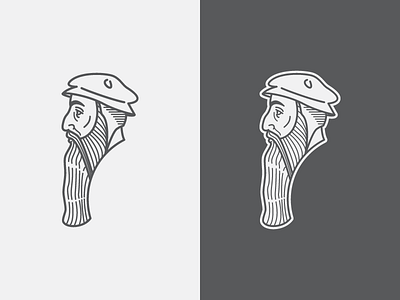 John Knox 2 face illustration illustrator lines vector