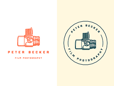 Peter Becker Logo branding illustration logo photography