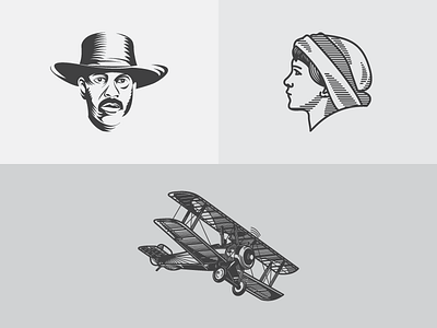 Three Different Illustration Styles