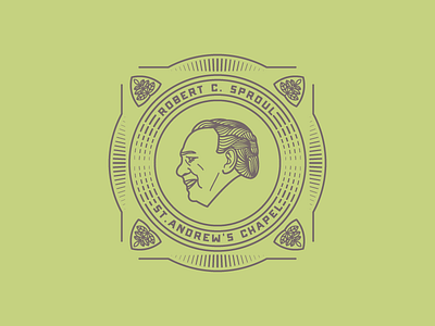 R.C. Sproul badge branding illustration logo