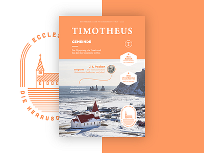 Timotheus Magazin #26 (Final Cover) badge cover editorial design illustration magazine magazine cover patch print