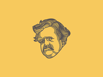 G. K. Chesterton (Illustration) engravings illustration vector