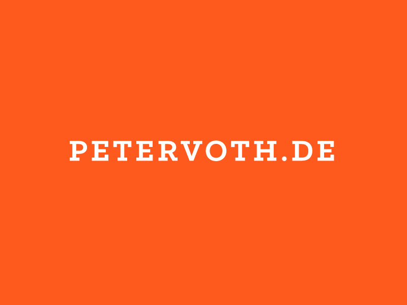 PETERVOTH.DE (Now Online) illustration portfolio webdesign