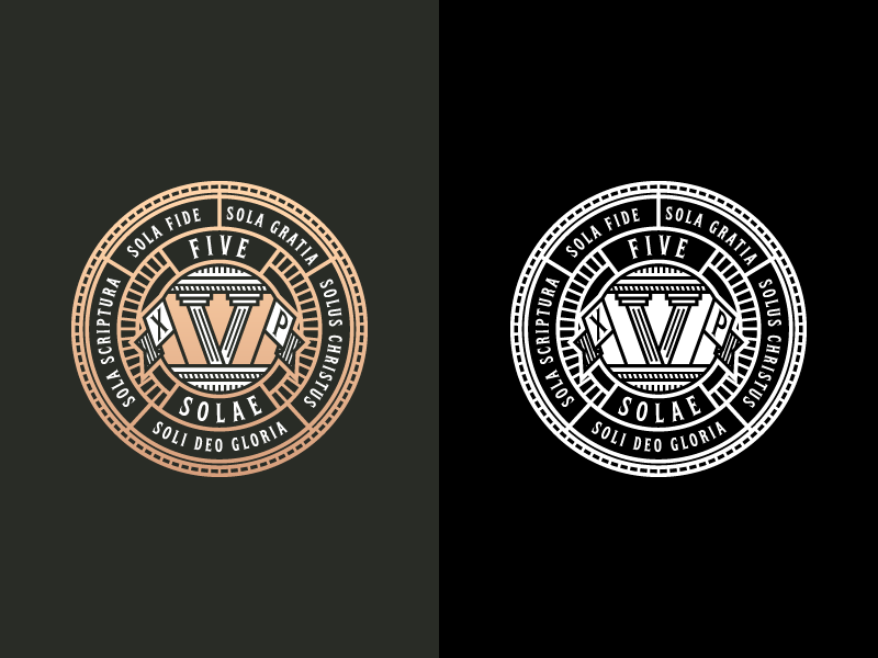 Five Solae (Colored & Inverted) By Peter Voth On Dribbble