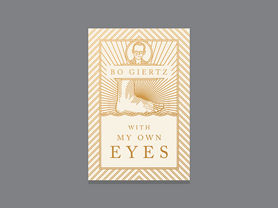 With My Own Eyes (Bookcover) bookcover face illustration vector