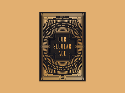 Our Secular Age (Bookcover) II bookcover illustration typography vector