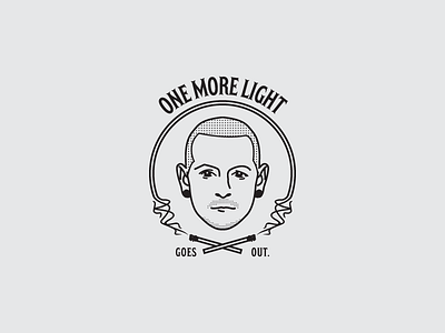 One More Light badge illustration