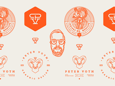 Peter Voth Design (Branding Elements) badge brand illustration logo responsive branding