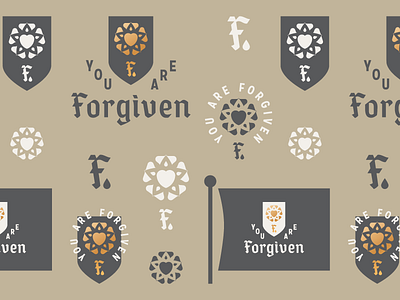 You Are Forgiven (Explorations) brand branding logo