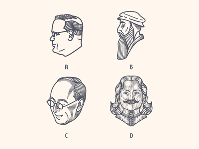 Peter Voth Design — Vector Line Portraits