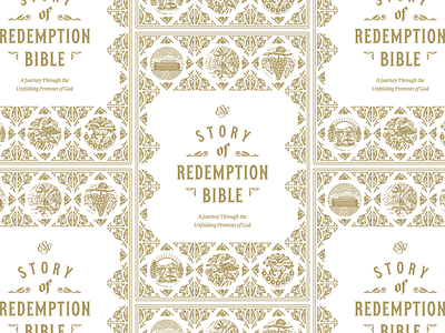 ESV Story of Redemption Bible — Title Page Exploration engraving etching graphic design illustration line art scratchboard