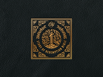 ESV Story of Redemption Bible (Leather Badge)