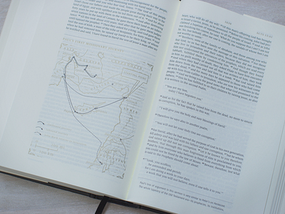 ESV Story of Redemption Bible – Map Illustration crosshatching engraving etching illustration line art line engraving map peter voth design peter voth illustration