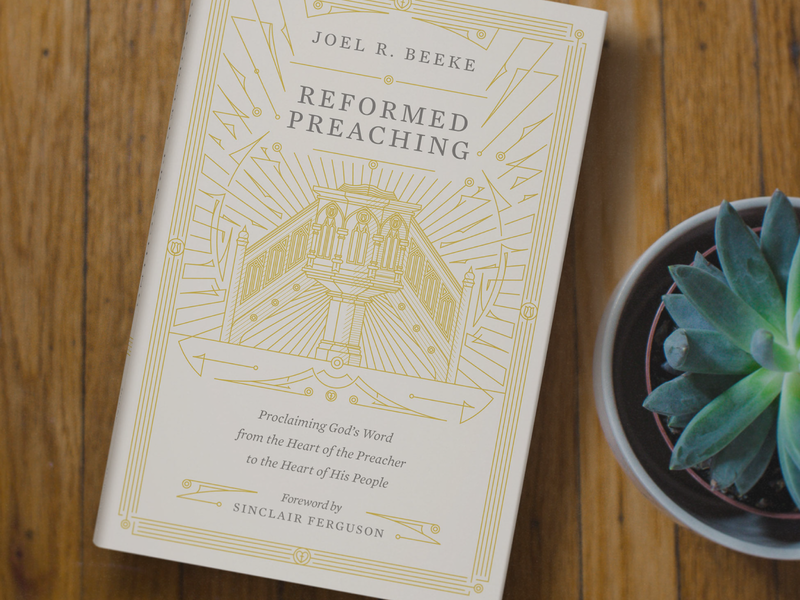 Reformed Preaching (Bookcover) bookcover engraving etching graphic design illustration line art peter voth design vector