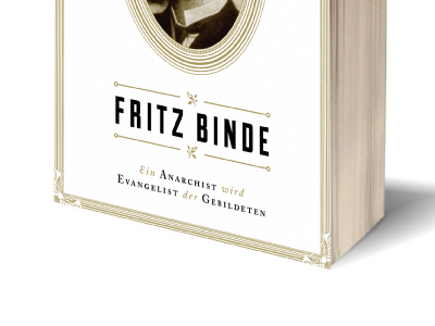 Fritz Binde (Book Cover) book cover caslon cover duke ornaments