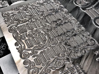 Letterpress Plate