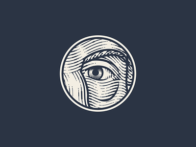 Johannes Gutenberg badge engraving etching face icon illustration illustrator line art logo peter voth design vector
