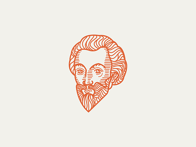 JOHN DONNE (1573–1631) • (16/53) badge branding engraving etching graphic design icon illustration illustrator line art logo peter voth design vector vintage