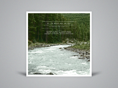 By The River And The Sea (DesignersMX) cd designersmx editorial design edmond sans graphic design illustrator mix mixtape music packaging