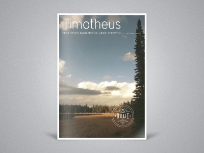 Timotheus #9 (Cover) cover editorial editorial design kevin russ magazine magazine cover photo