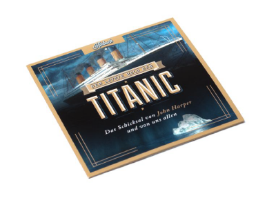 Titanic Audiobook (CD Sleeve) cd cover duke editorial design lost type packaging print