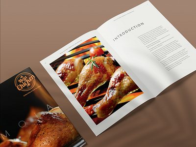 Moja Chicken brochure design