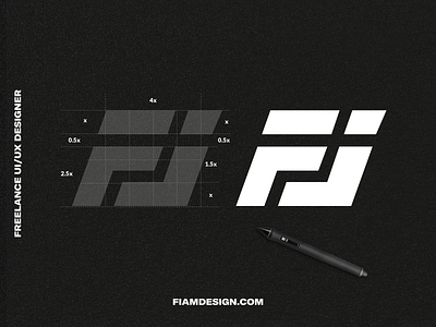 FJ monogram logo brand branding logo minimal monogram
