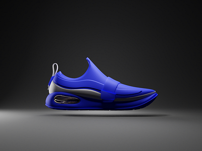 Superlight blue shoe