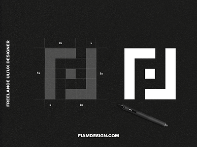 P(d) monogram brand logo mono monogram
