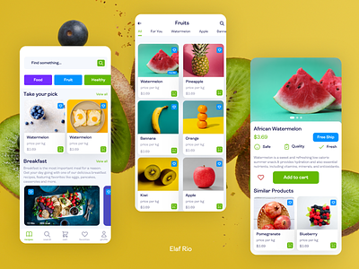 Grocery App UI