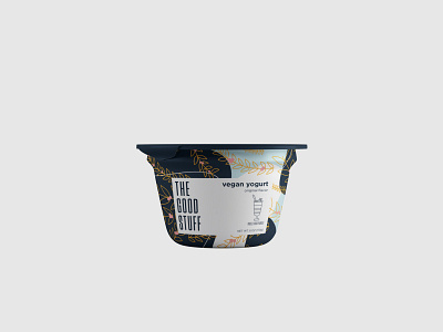 Parlez-Vous Parfait | Yogurt Cup Packaging brand branding business cup design in store logo package packaging parfait parlez vous pattern store the good stuff vegan yogurt yogurt cup