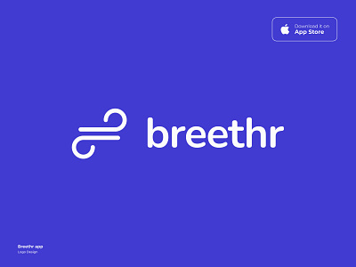 Breethr App - Logo Design app app logo branding logo logo design logo design branding logodesign logotype