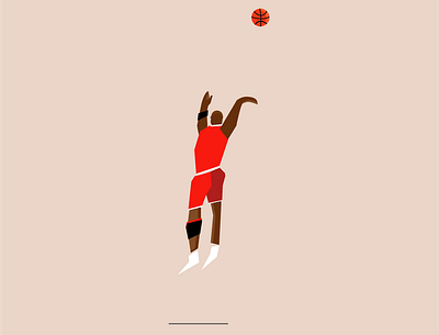 Michael Jordan Final Shot art artwork basketball basketball art design flat illustration illustration art michael jordan michael jordan art michael jordan illustration the last dance the last dance art