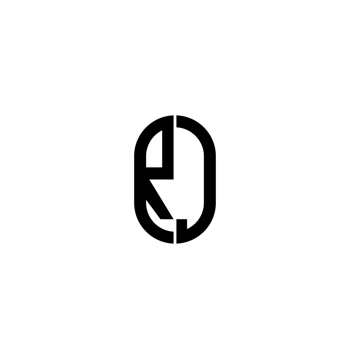 small letter rj logo, logo with a combination... - Stock Illustration  [81272397] - PIXTA