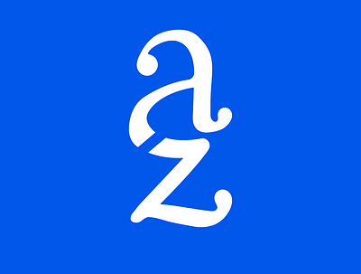 AZ Designs Monogram Logo az az monogram branding design logo design minimal monogram simple sleek