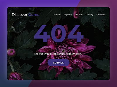 404 Error page 404 challenge daily ui dailyui design error typography ui ux web design