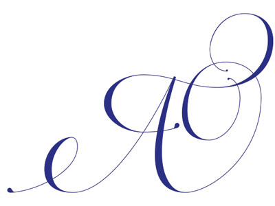 Letter A a calligraphy copperplate flourish hand lettering lettering typography