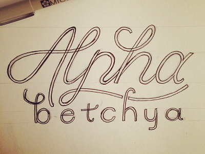 AlphaBetchya blog hand lettering lettering logo type typography