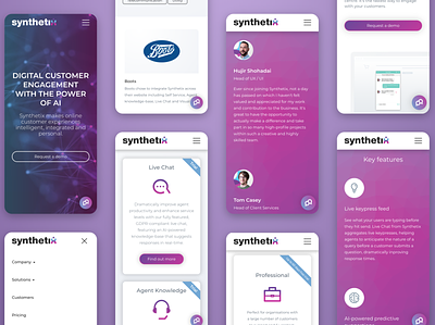 Synthetix website branding design ui ux website