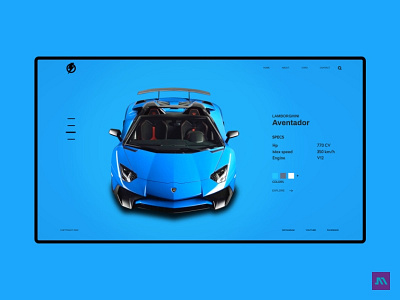 Sports Cars | UI/UX Design adobe after effect adobe xd animation cars conceptual design experimental sports cars ui ui design ux website
