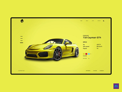 Sports Cars | UI/UX Design adobe after effect adobe xd animation cars conceptual design experimental sports cars ui ui design ux website