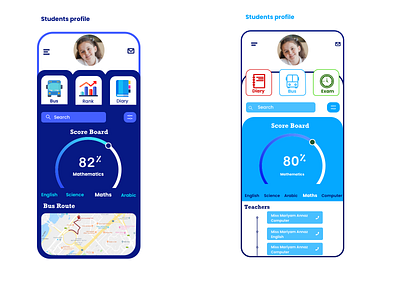 students profile/daily challenge app profile profile design profiles students students profile page teachers