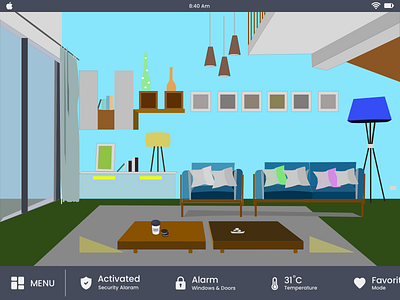 home monitoring dashboard