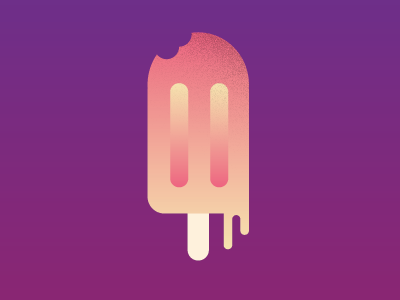 The season is upon us drip gradient popsicle summer