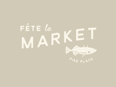Fete le Market dinner evening fish french market pike place