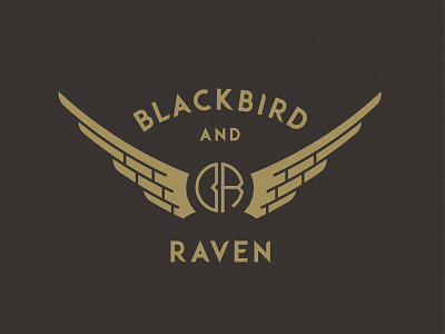 Blackbird and Raven blackbird monogram motorcycle raven wings