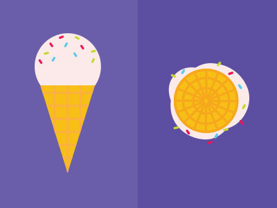 Ice Cream Tragedy cream ice icon illustration vector