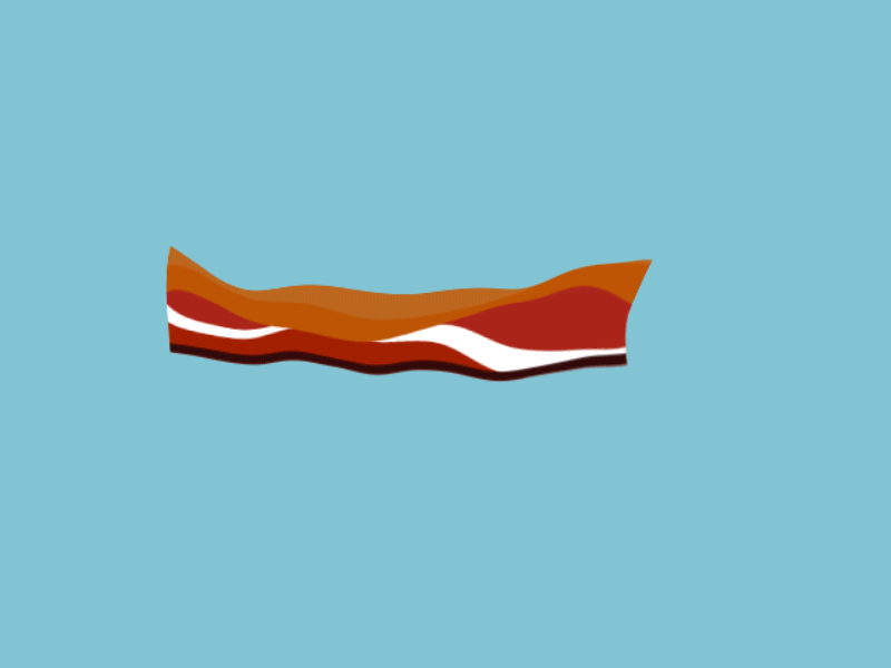 What's Shakin' Bacon? animation bacon illustration vector