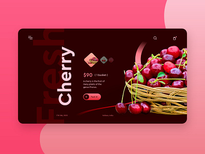 Cherry Store landing page